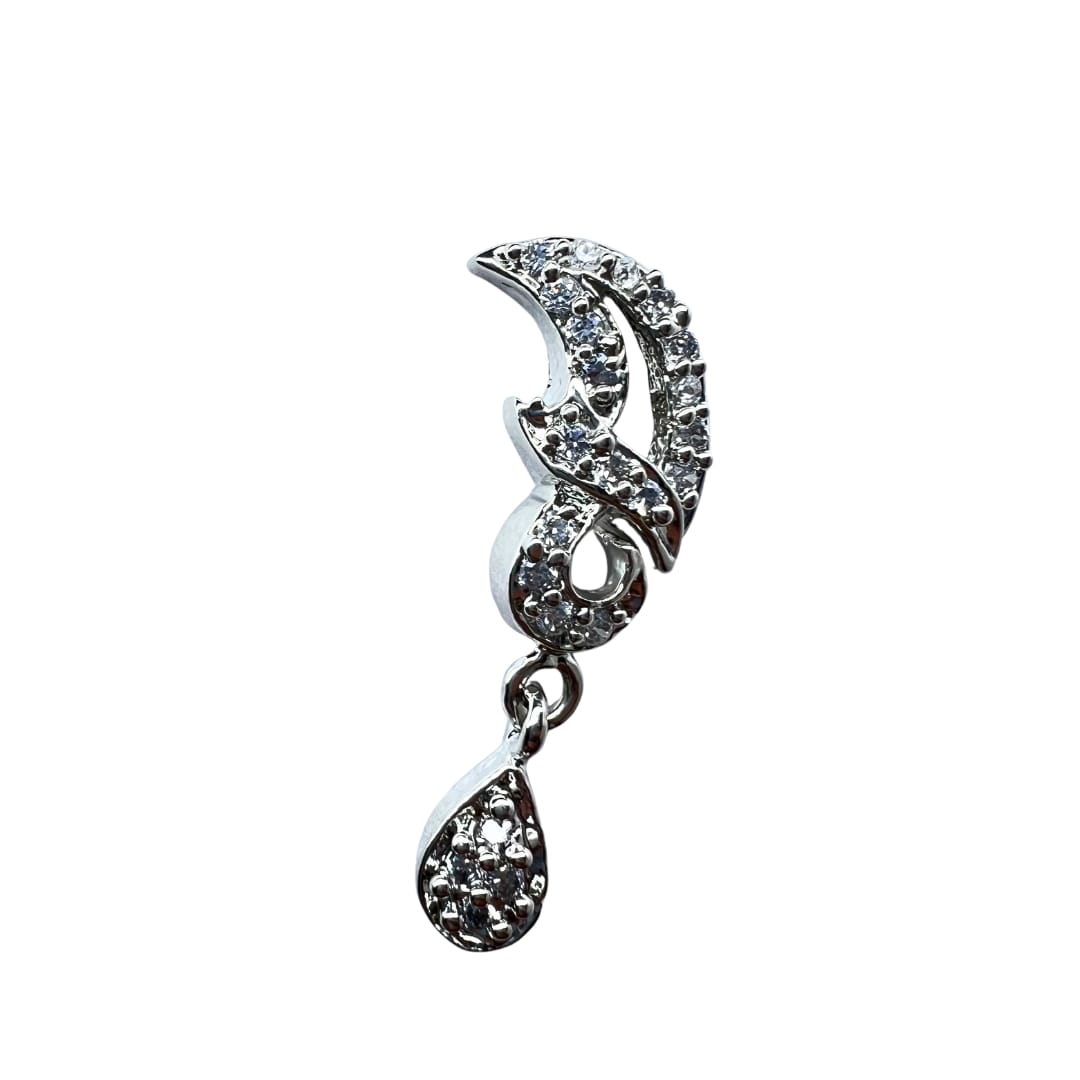 Exquisite American Diamond Peacock Pendant Set with matching earrings– A Dazzling and Elegant Jewelry Collection