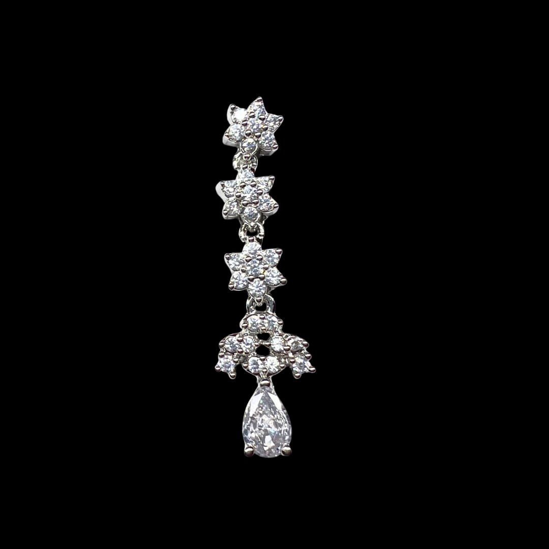 Sparkling Necklace and Earrings Set – Elegant Limited Edition AD Jewelry