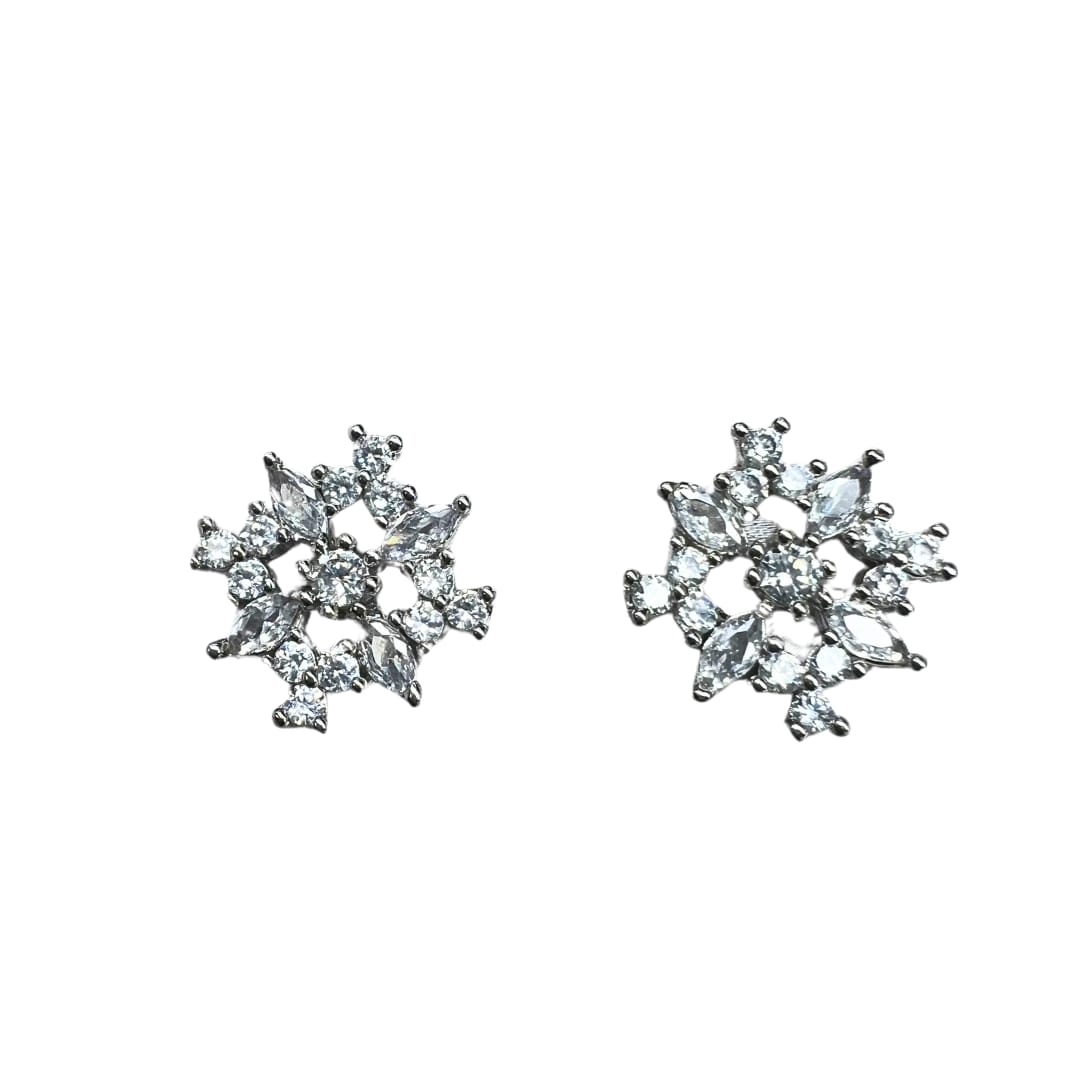 Sparkling Starburst American Diamond Studs: A Timeless Glow