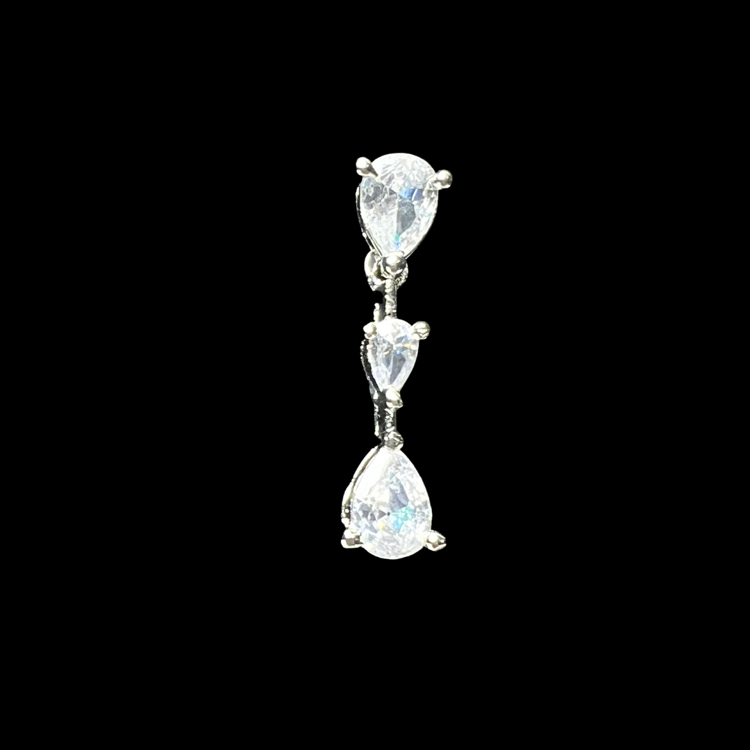 Sparkling AD Necklace & Earrings Set for Women