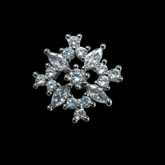 Sparkling Starburst American Diamond Studs: A Timeless Glow